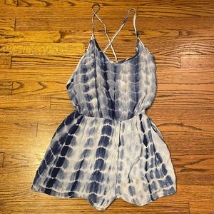 Tie dye boho romper